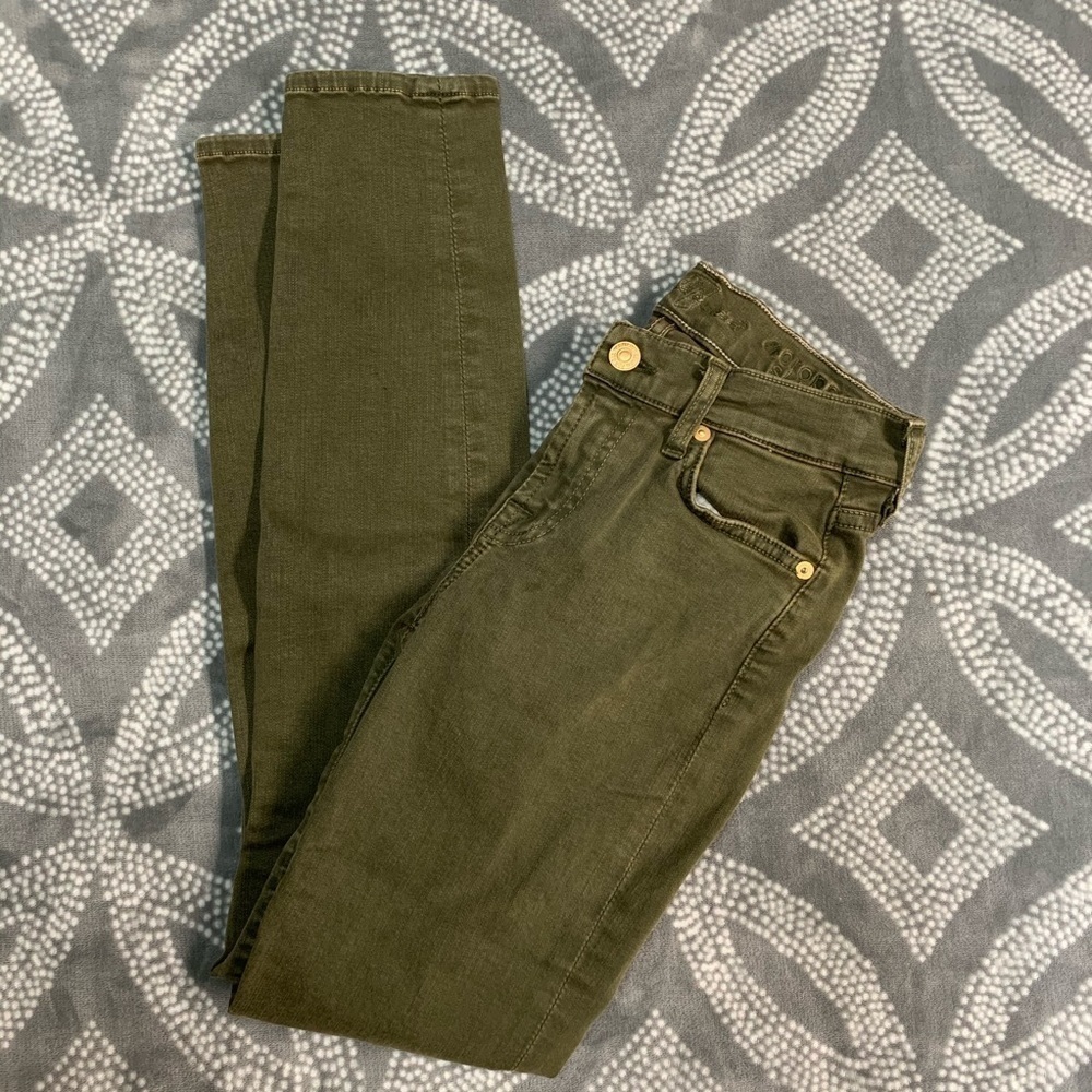 7 for all mankind women’s‎ cropped skinny jeans